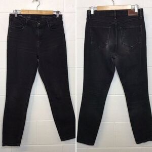 Madewell Womens Skinny Skinny Ankle High Riser Jeans Black Size 29